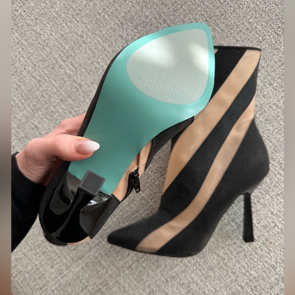 Betsey Johnson Black and Nude Boots - Picture 8 of 10